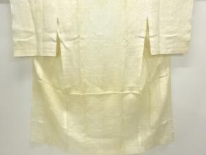 アンティーク　本麻透かし織七宝模様長襦袢